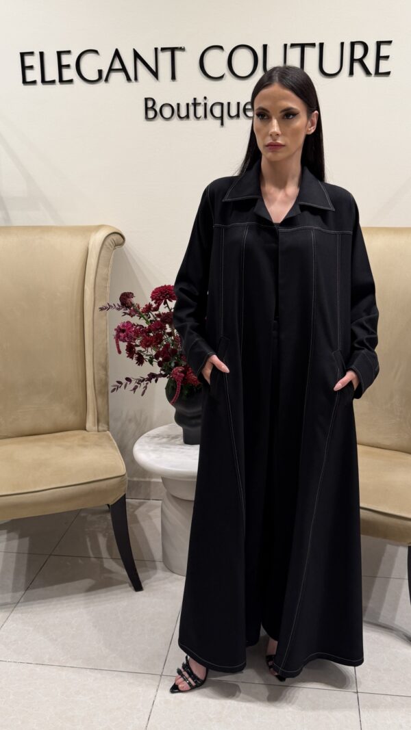 BLACK DENIM ABAYA