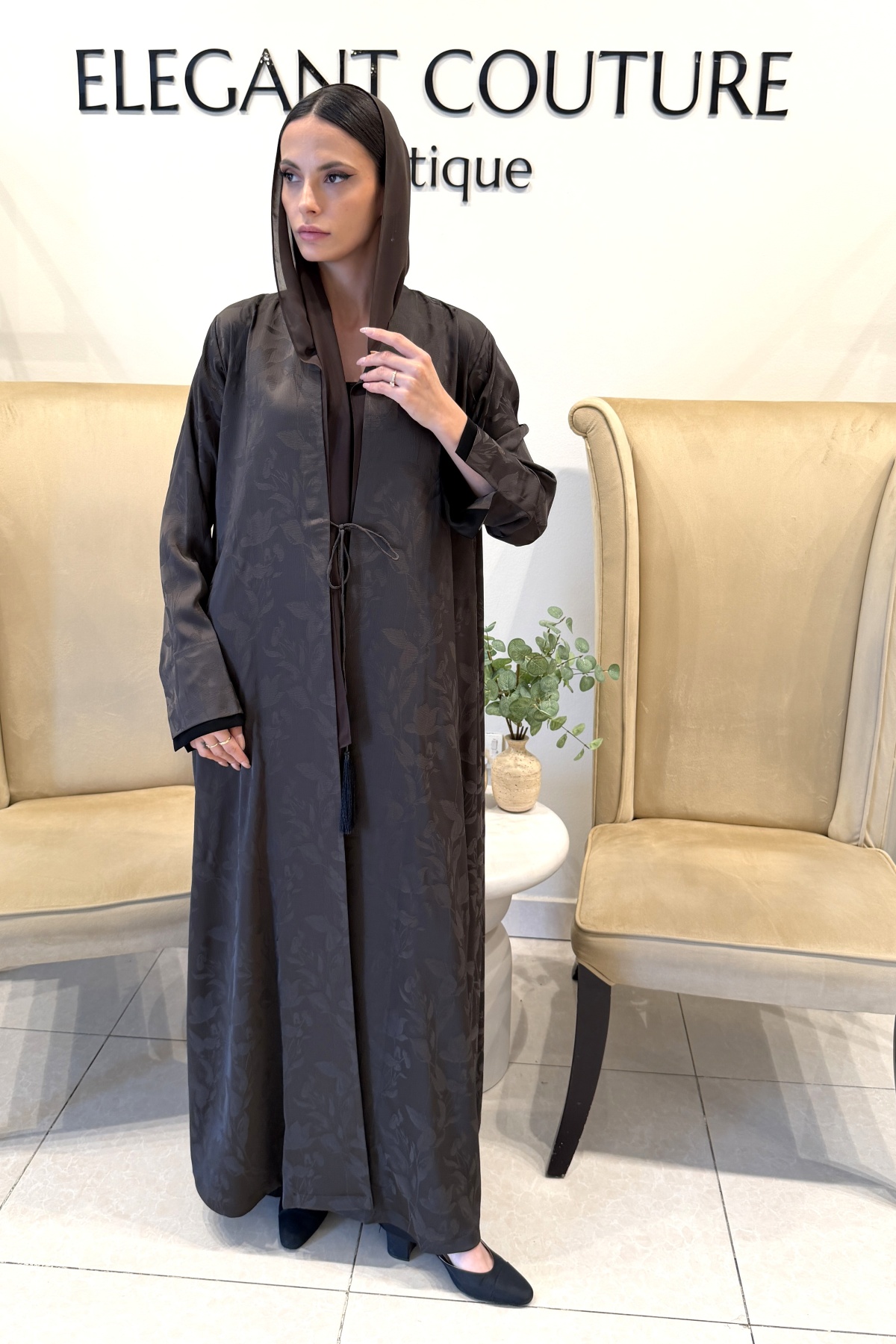 OLIVE GREEN PRINTED WITH KARKUSA