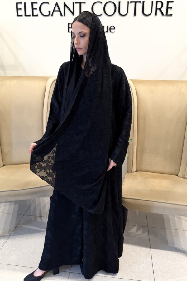 BLACK JACQUARD WITH PATTERN
