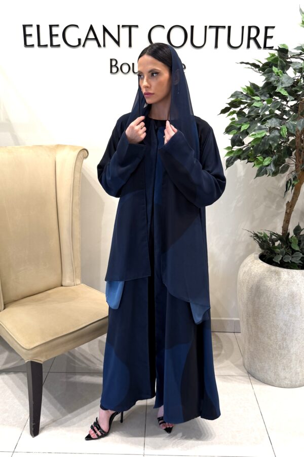 NAVY BLUE SHIFFON