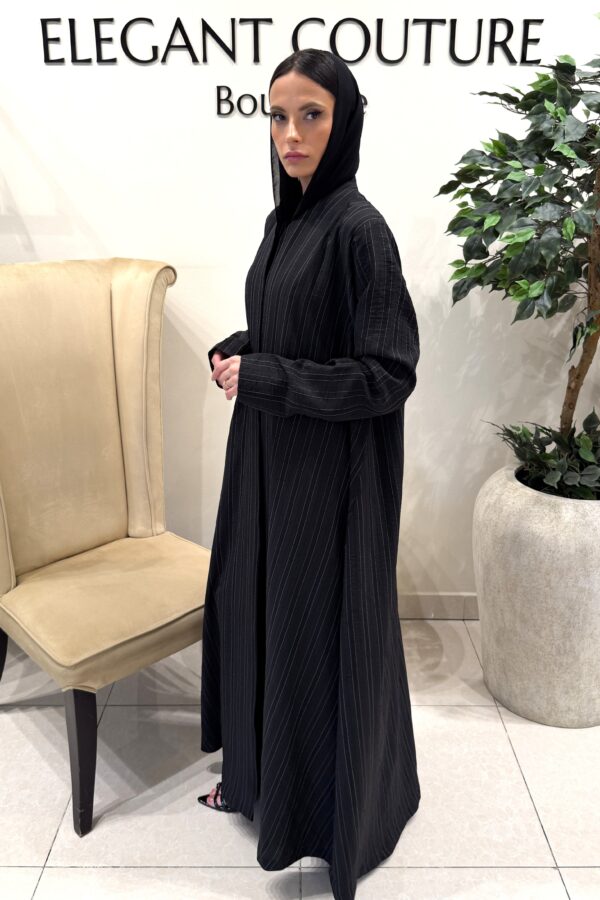 BLACK STRIPE ABAYA