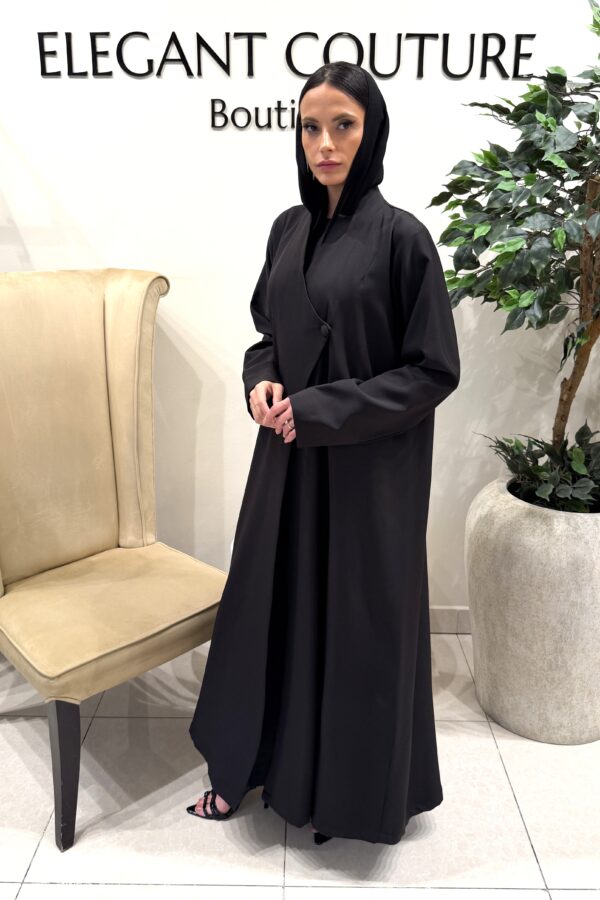 BLACK LAF CUT WITH BUTTON