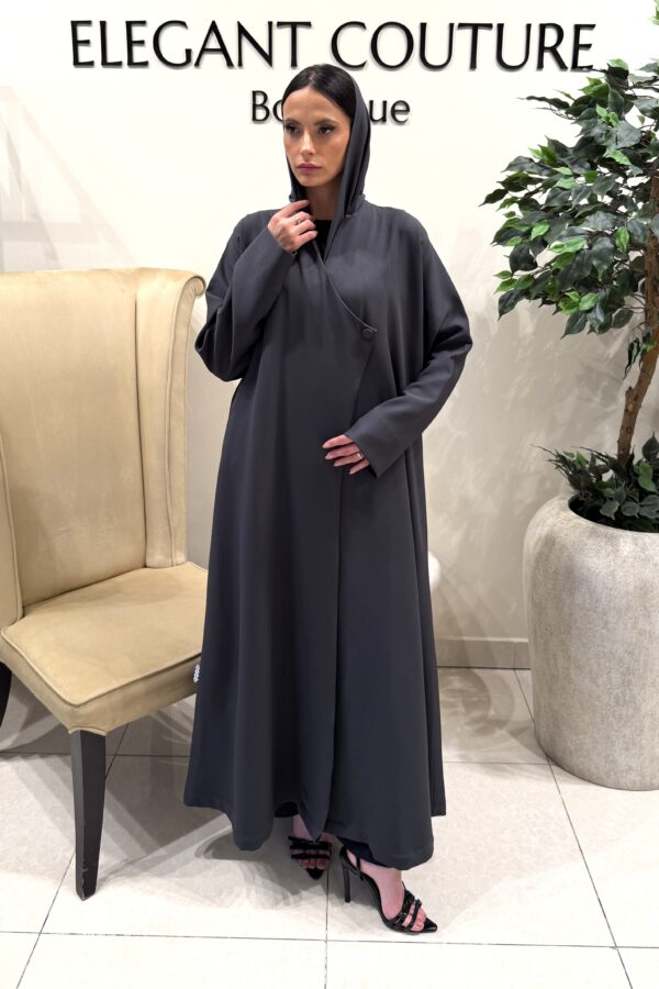 DARK GREY LAF CUT WITH BUTTON