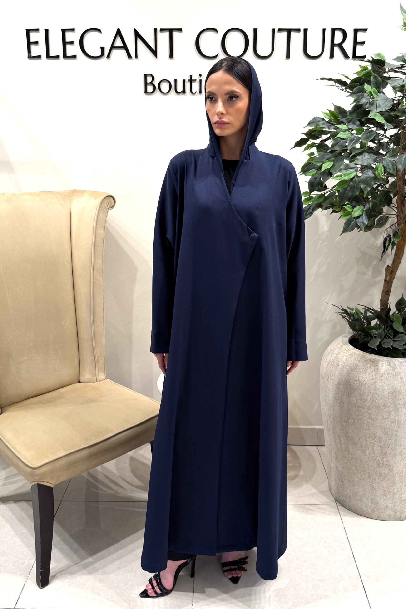 BLUE LAF CUT WITH BUTTON