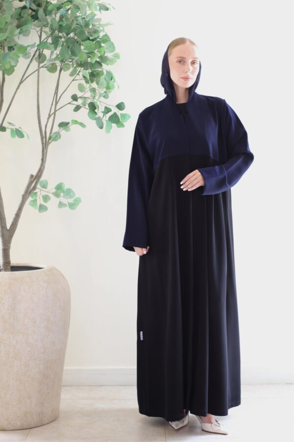 BLUE BLACK ABAYA
