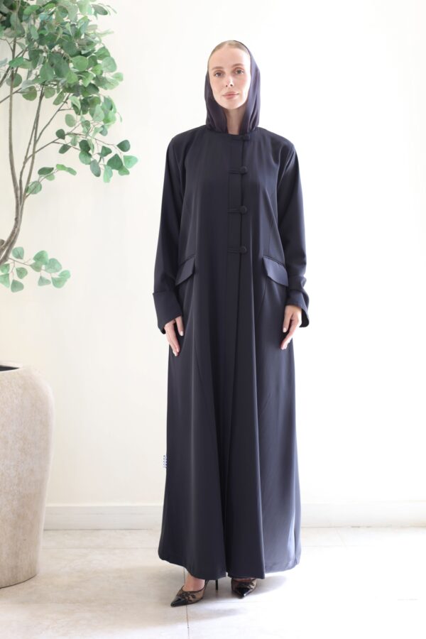 BLACK WITH POCKET ABAYA