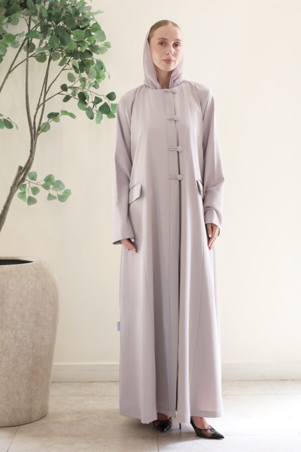 BEIGE WITH POCKET ABAYA
